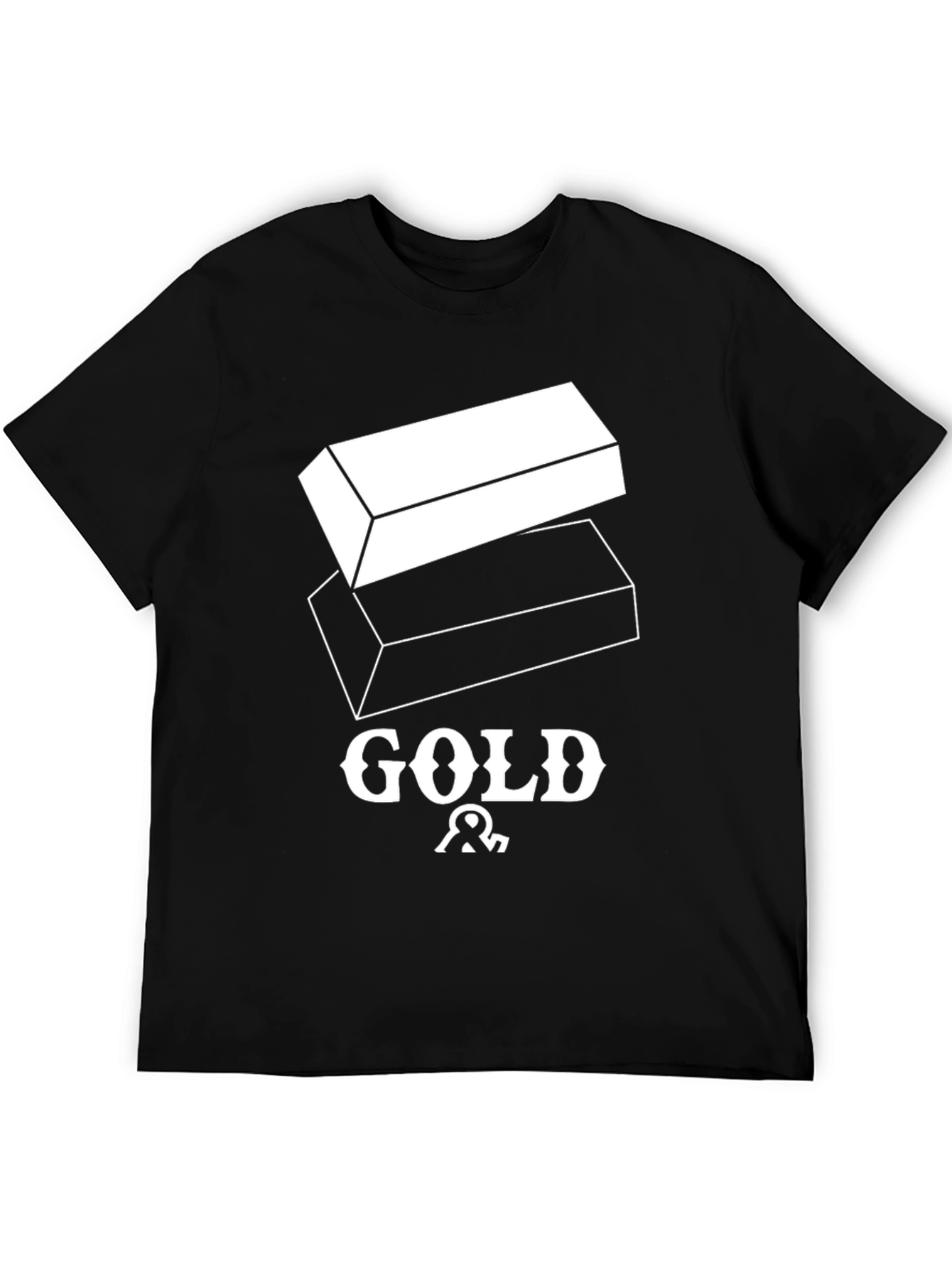 Gold Bar Graphic Tee - Premium Comfort