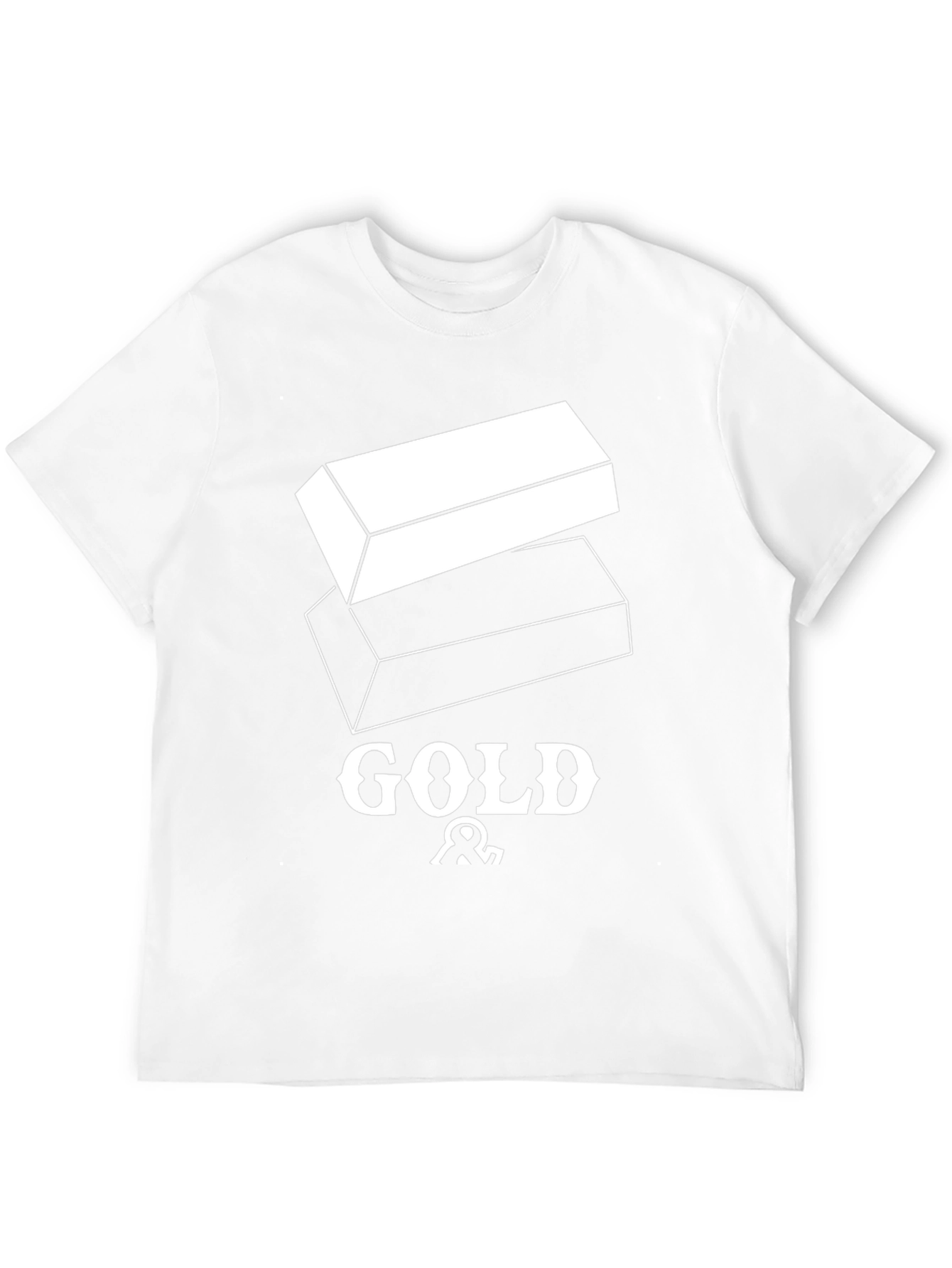 Gold Bar Graphic Tee - Premium Comfort