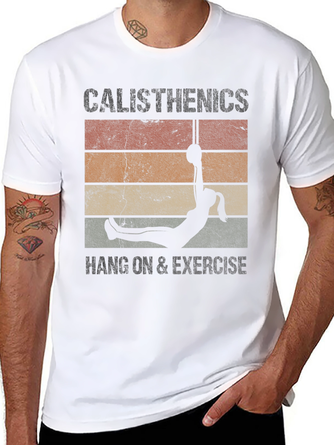Calisthenics Hang On & Exercise T-Shirt