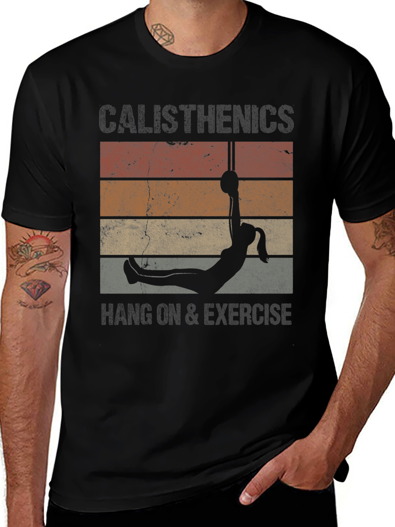 Calisthenics Hang On & Exercise T-Shirt