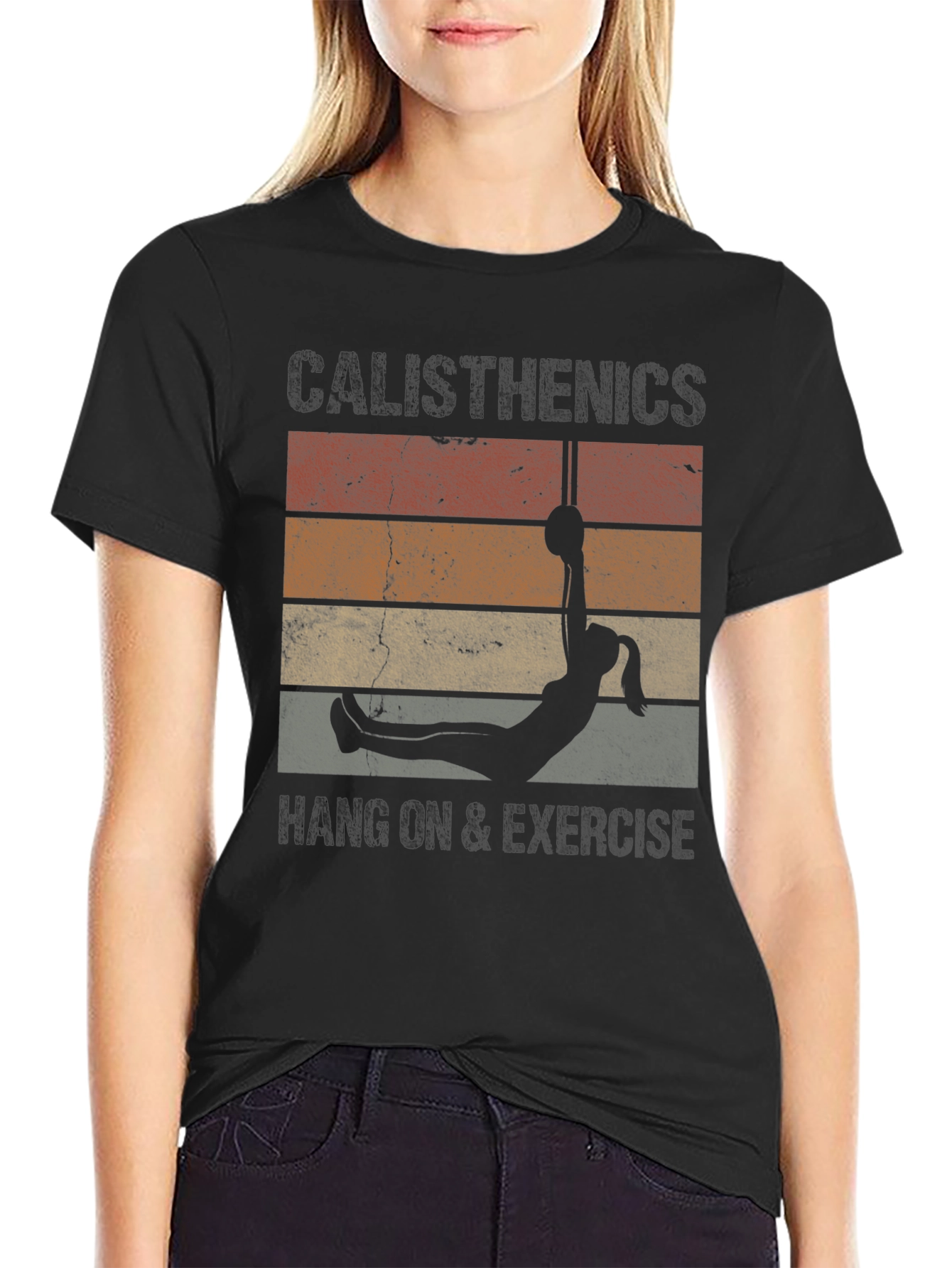 Calisthenics Hang On & Exercise T-Shirt