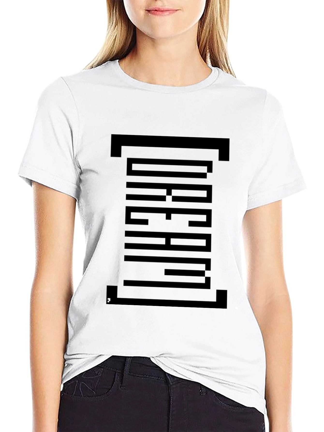 Dream Graphic Print Black T-Shirt