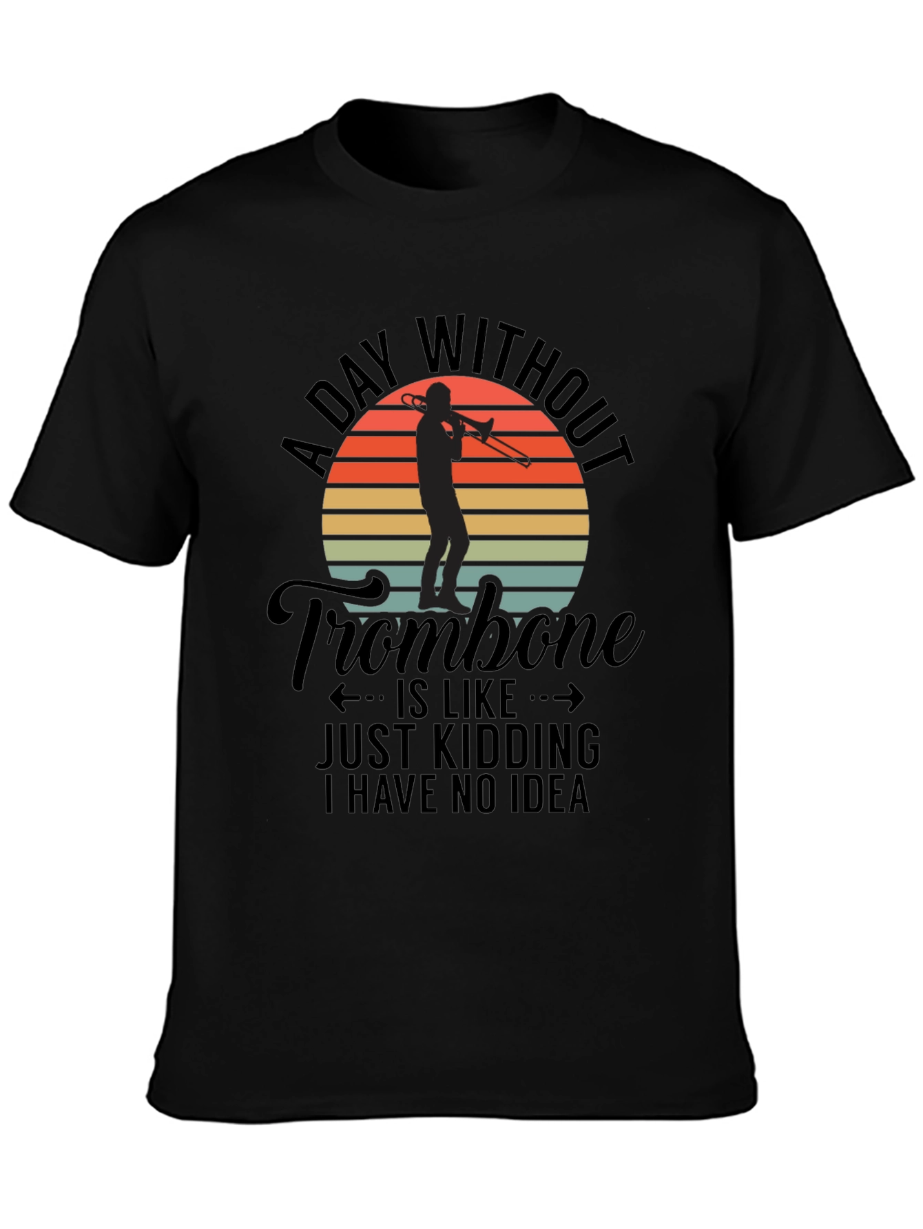 Trombone Player Graphic Tee