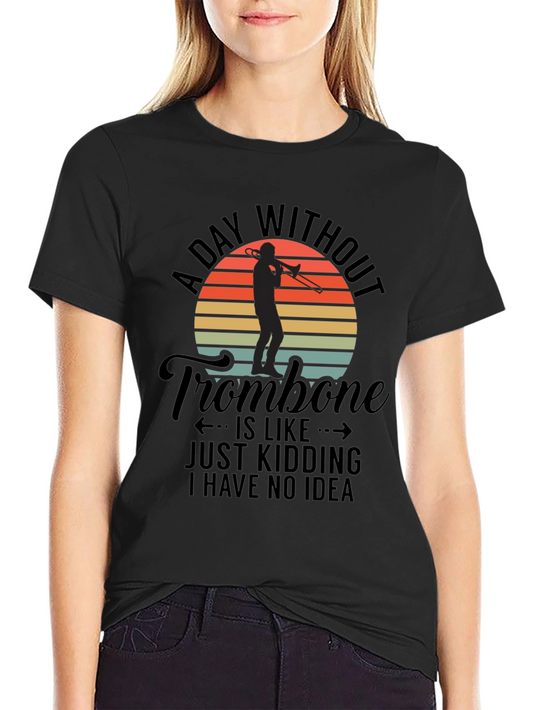 Trombone Player Graphic Tee