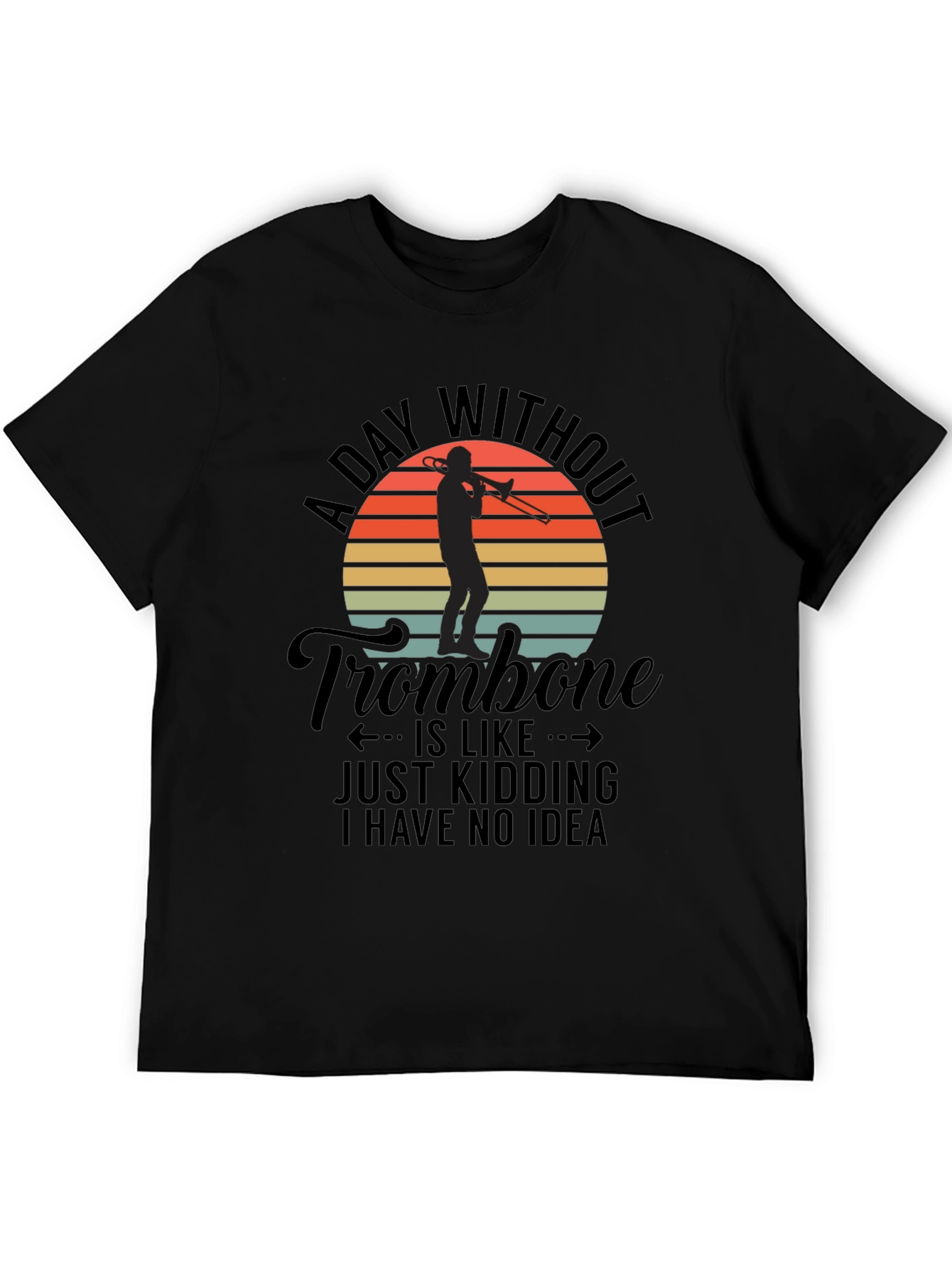 Trombone Player Graphic Tee
