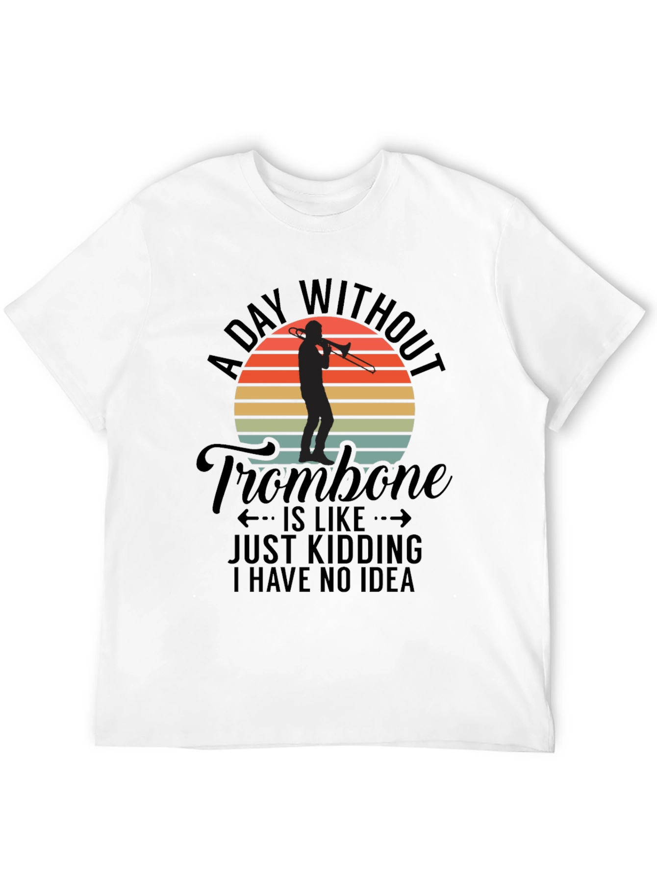 Trombone Player Graphic Tee