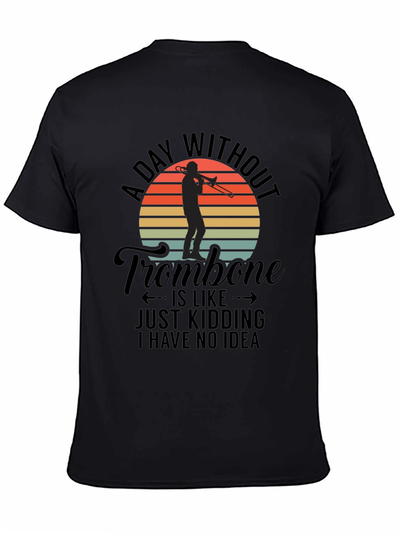 Trombone Player Graphic Tee