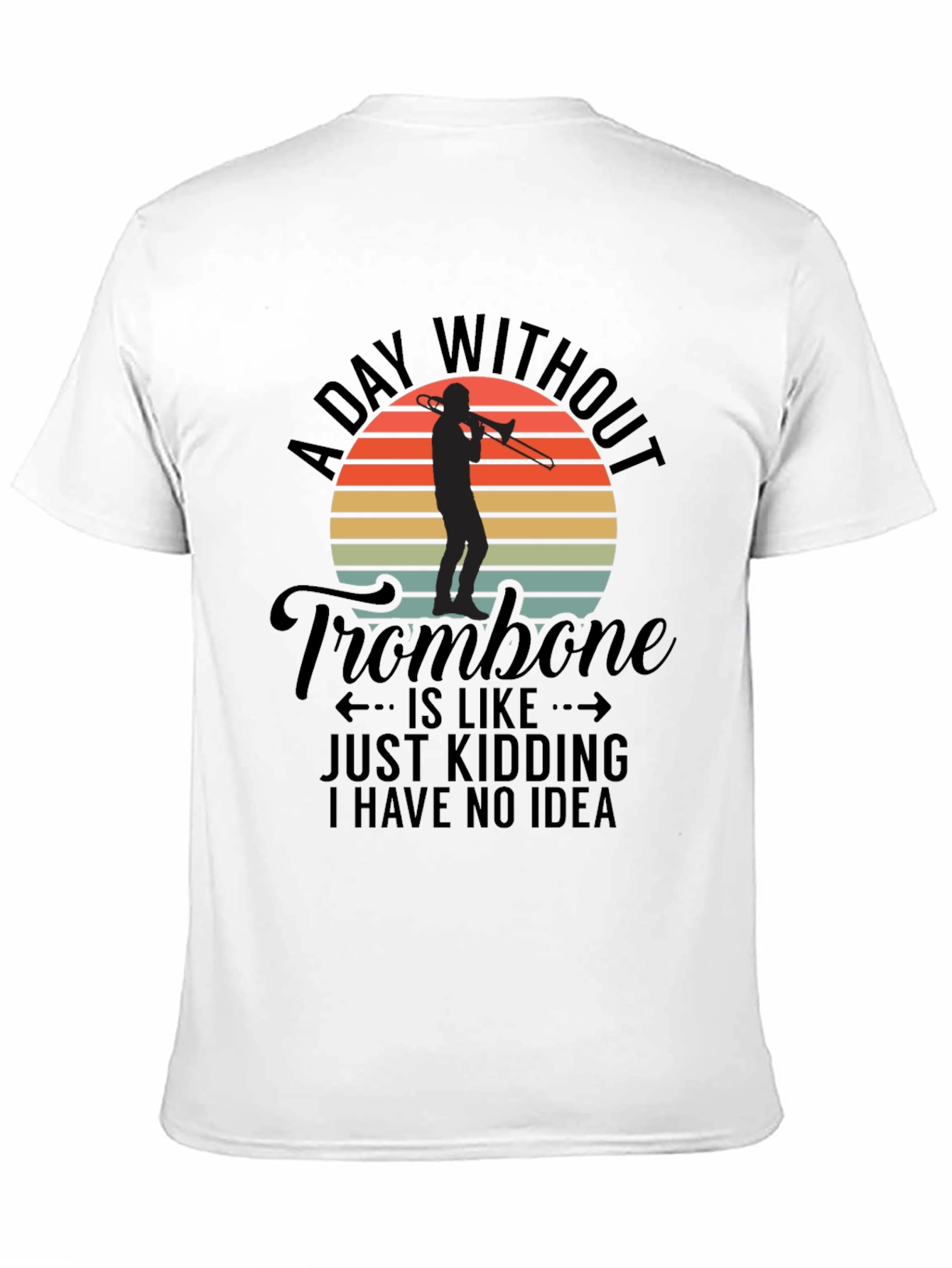 Trombone Player Graphic Tee