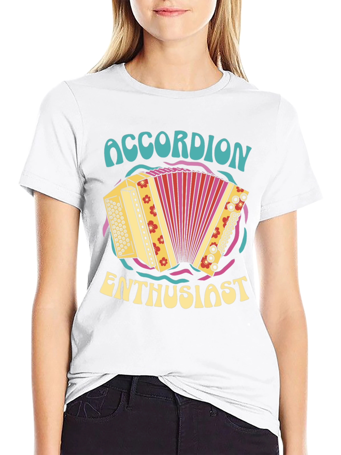 Accordion Enthusiast Graphic Tee