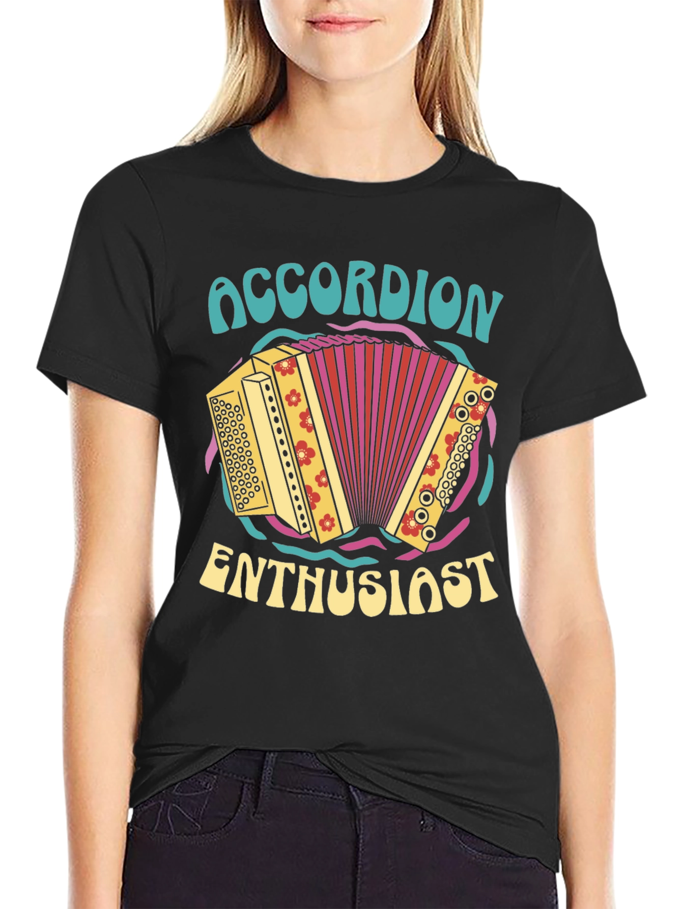 Accordion Enthusiast Graphic Tee