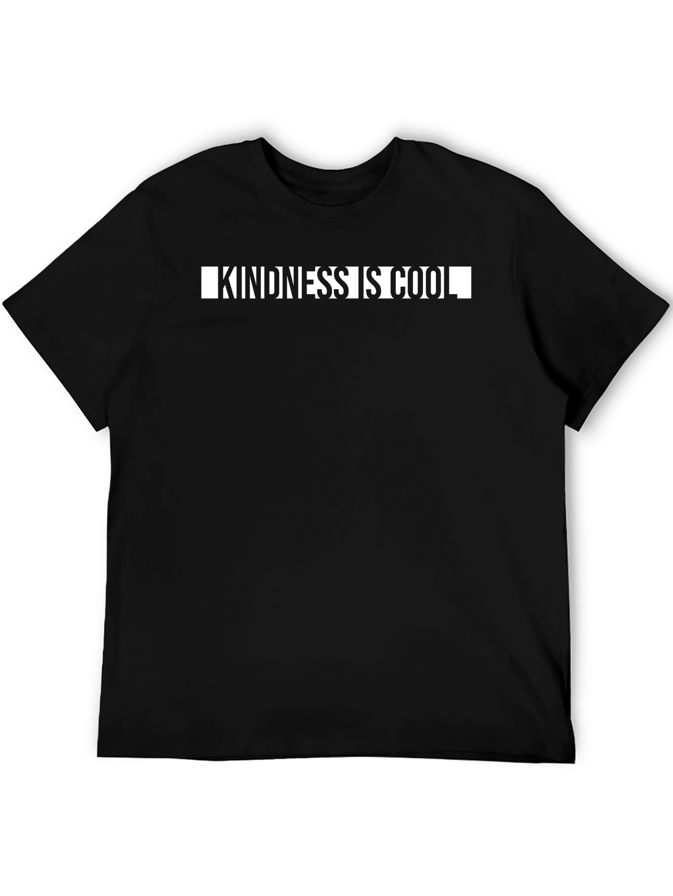 Kindness is Cool Black Graphic Tee