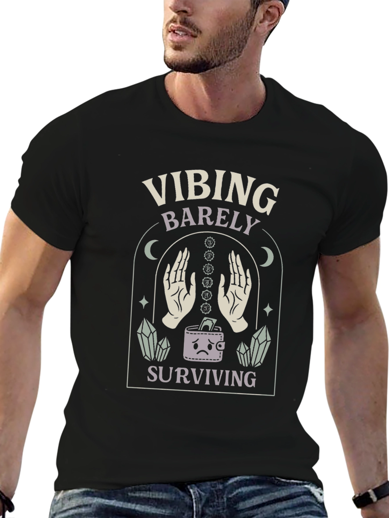 Vibing Barely Surviving T-Shirt