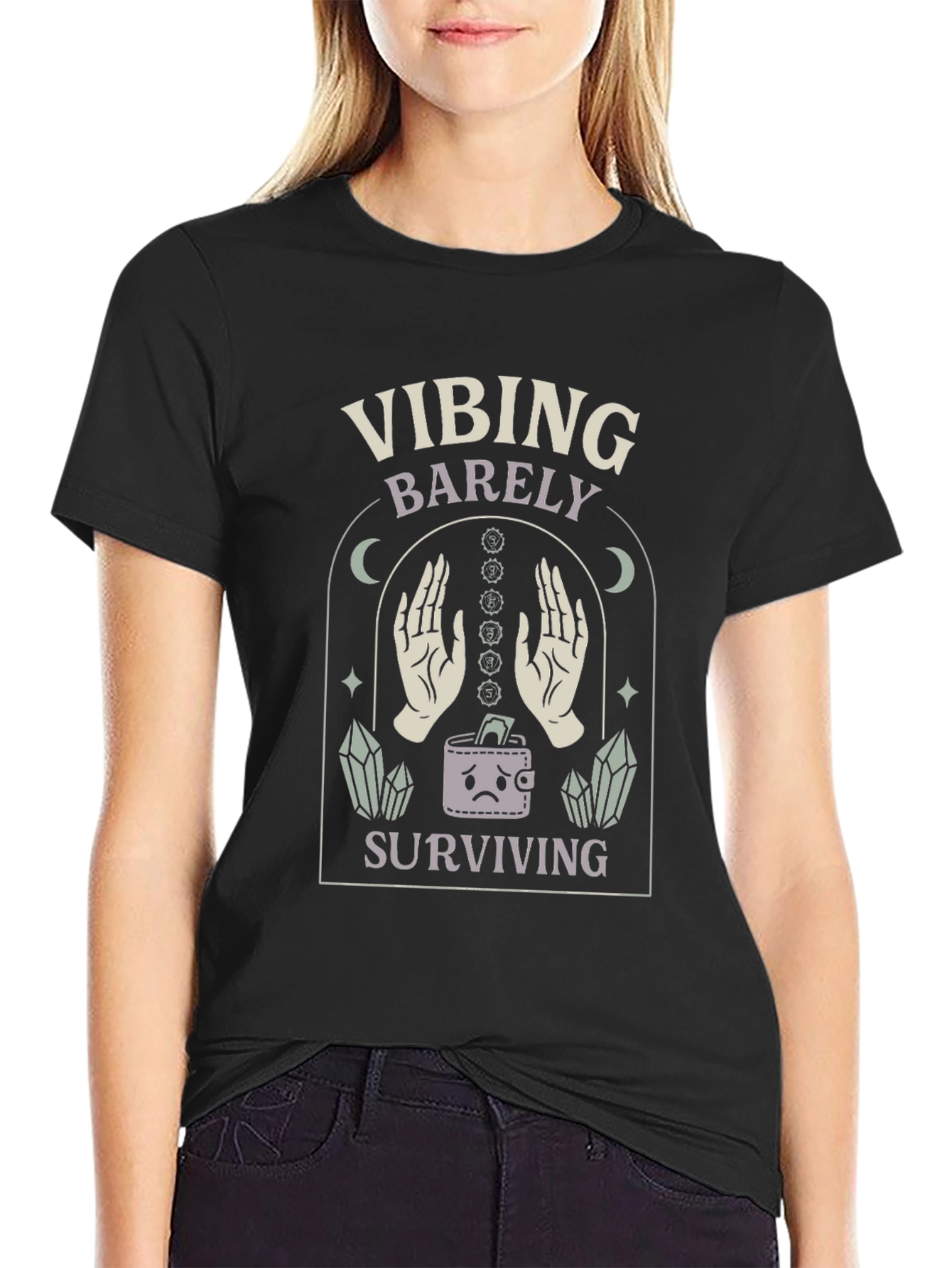 Vibing Barely Surviving T-Shirt