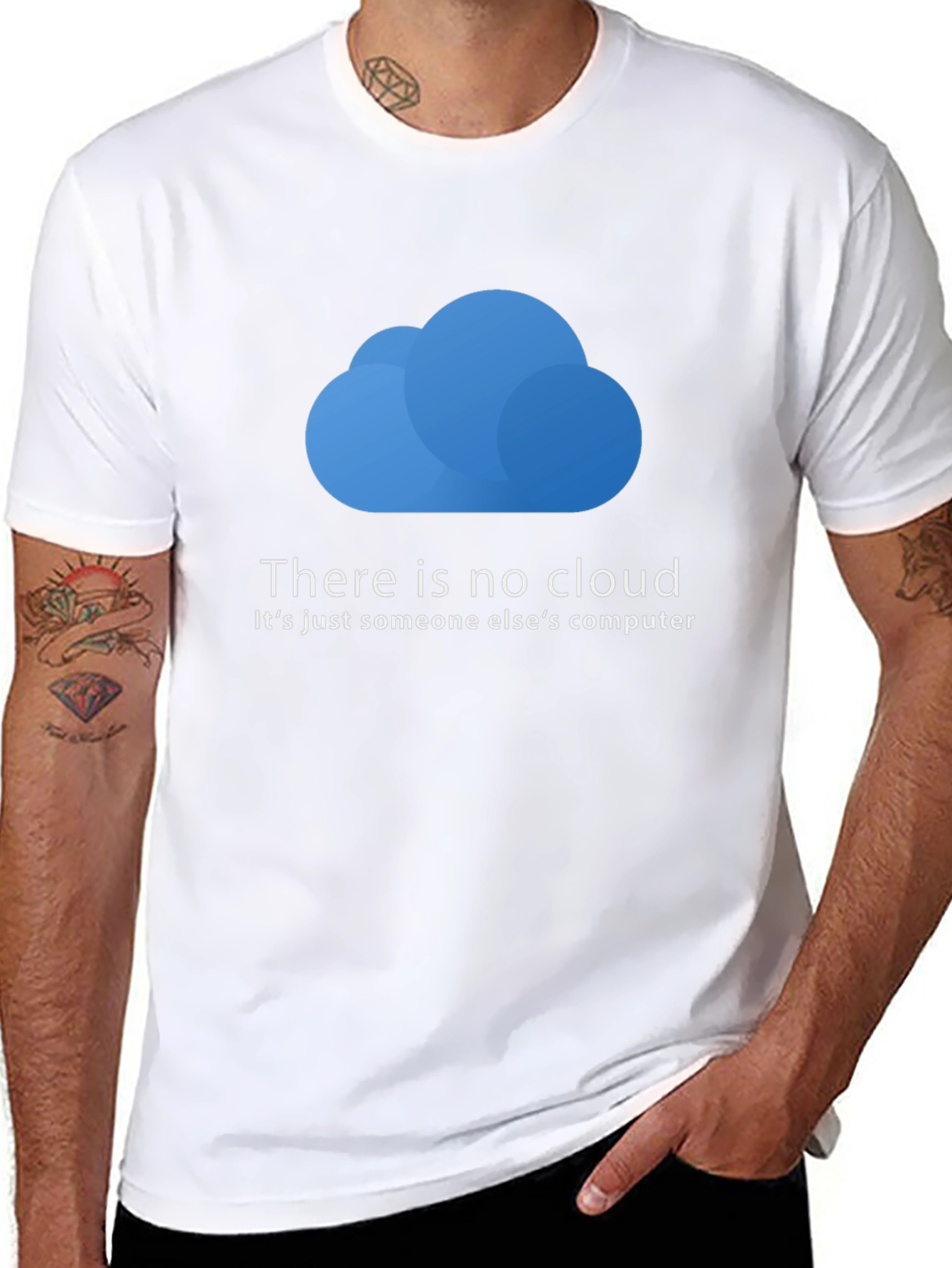 Funny IT Cloud T-Shirt - There is No Cloud