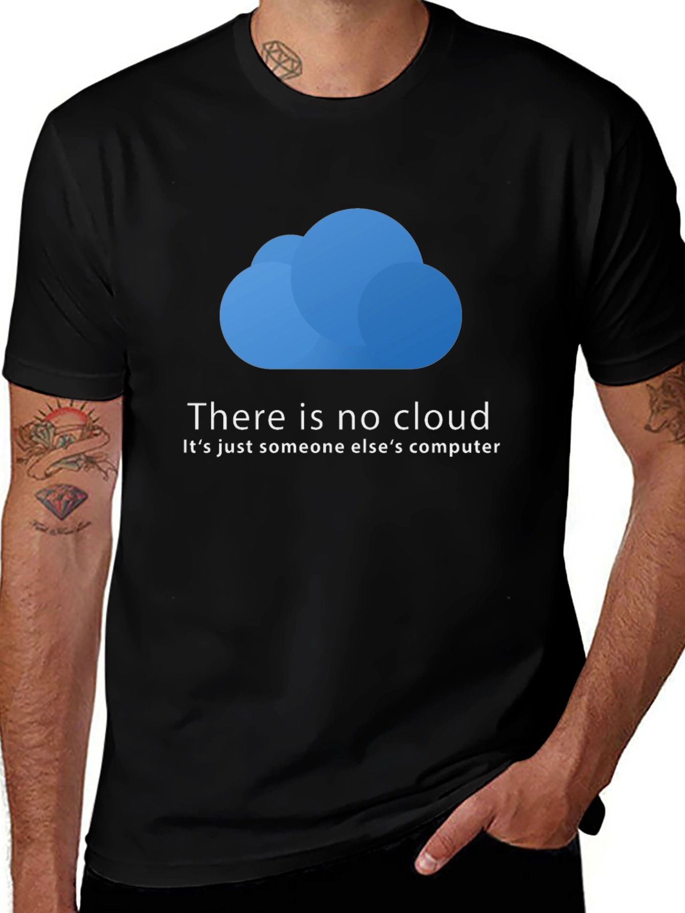 Funny IT Cloud T-Shirt - There is No Cloud
