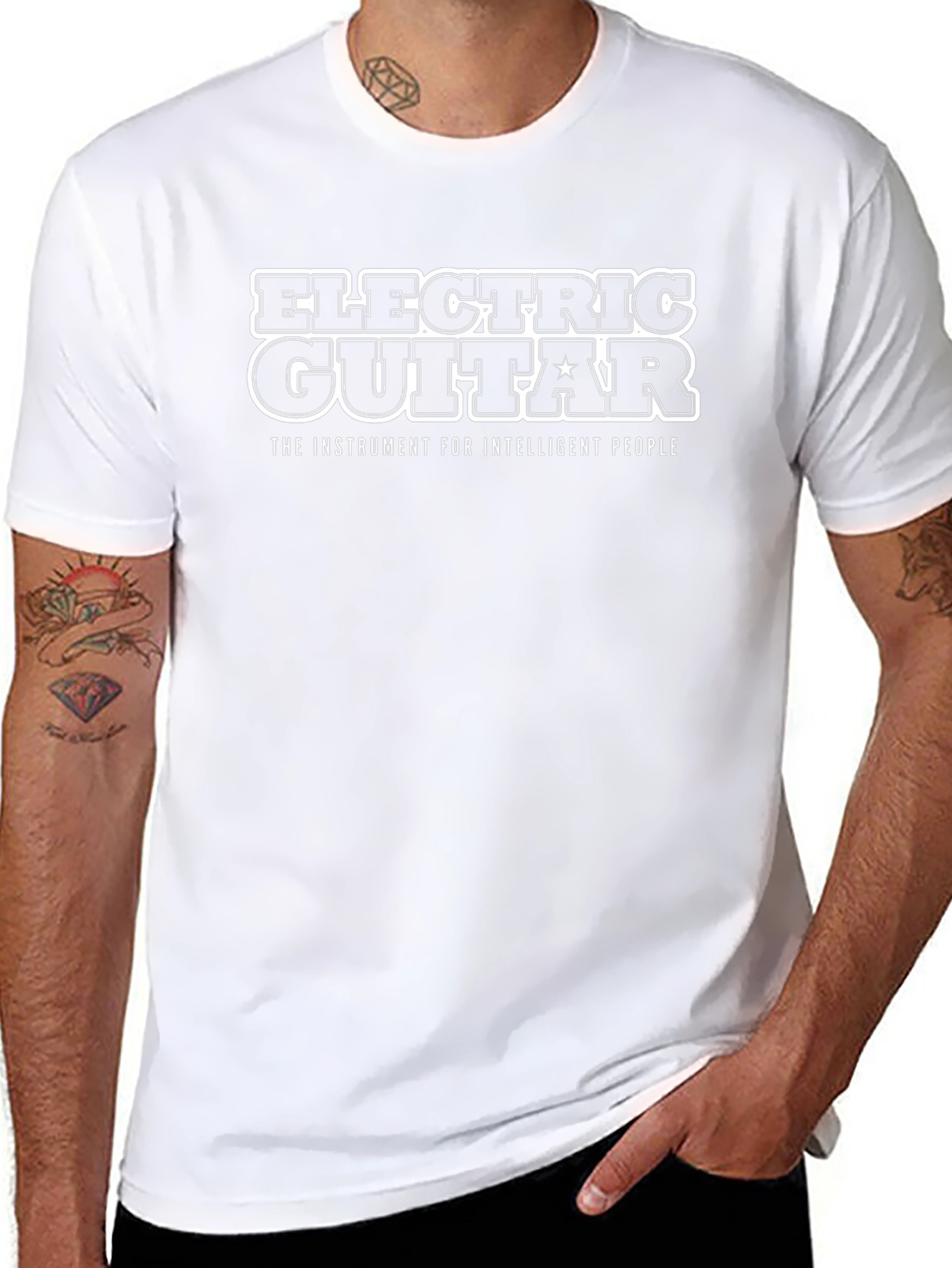 Electric Guitar T-Shirt - For Intelligent People