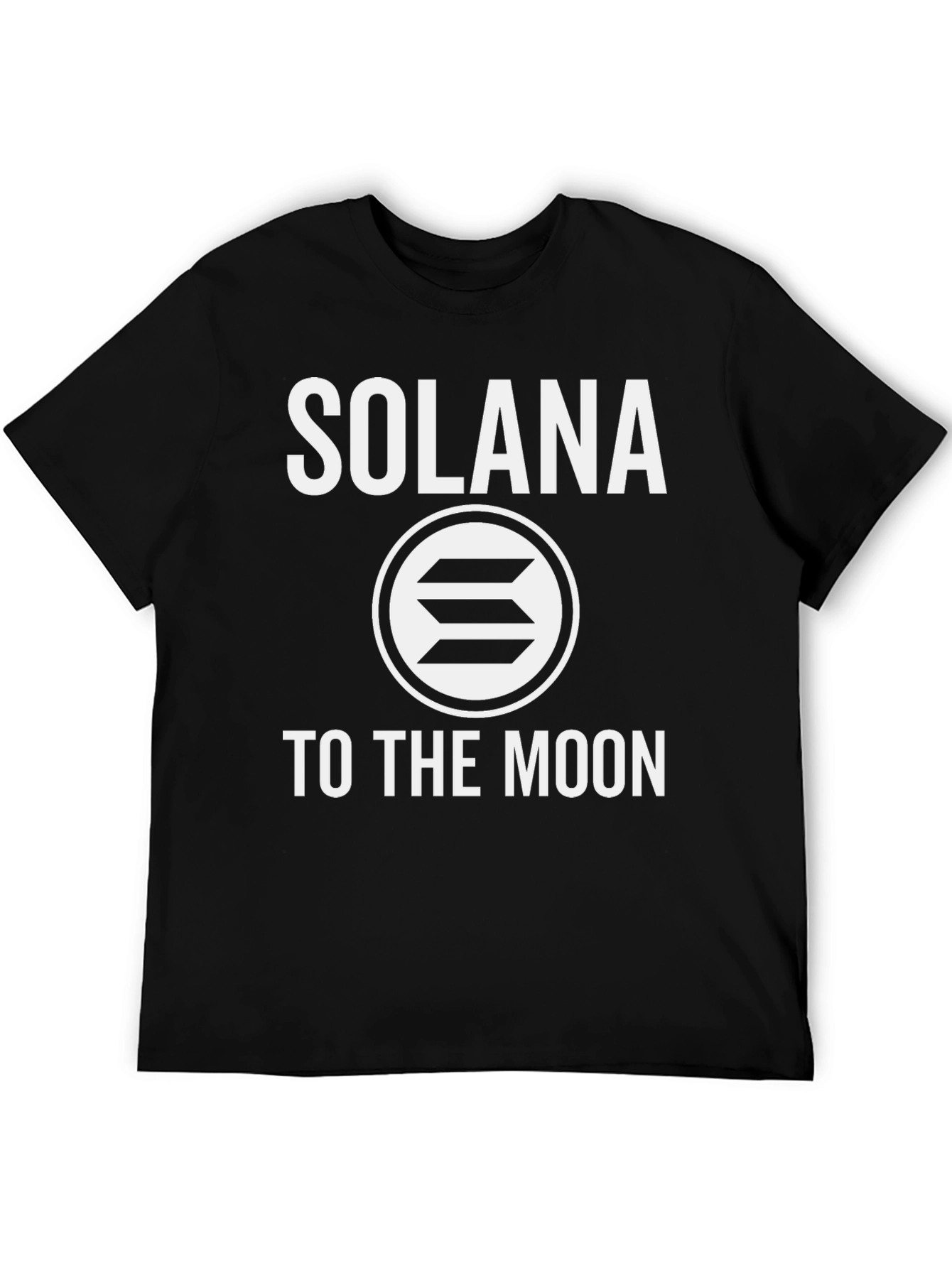 Solana To The Moon T-Shirt - Crypto Meme Tee