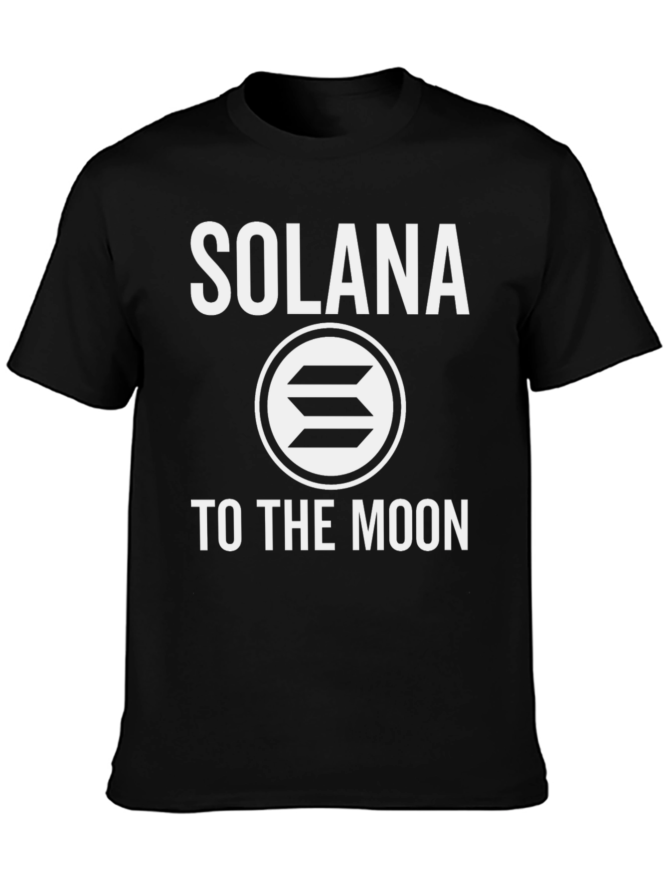 Solana To The Moon T-Shirt - Crypto Meme Tee