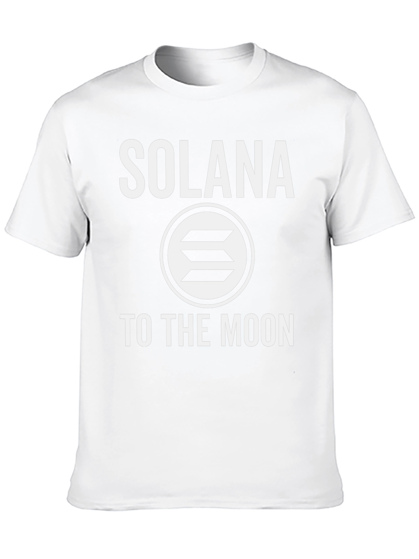 Solana To The Moon T-Shirt - Crypto Meme Tee