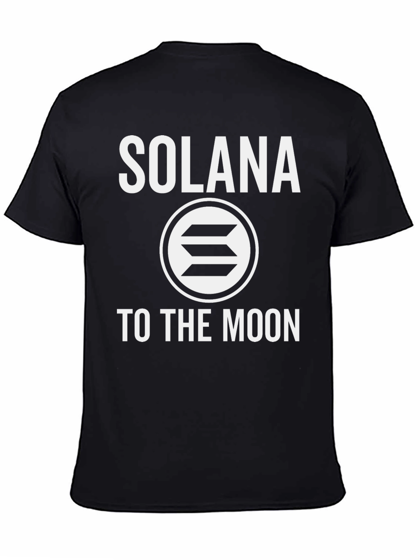 Solana To The Moon T-Shirt - Crypto Meme Tee