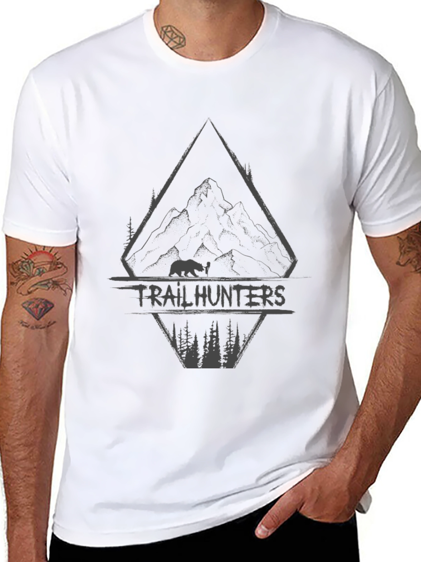 Trail Hunters Graphic Tee - Black