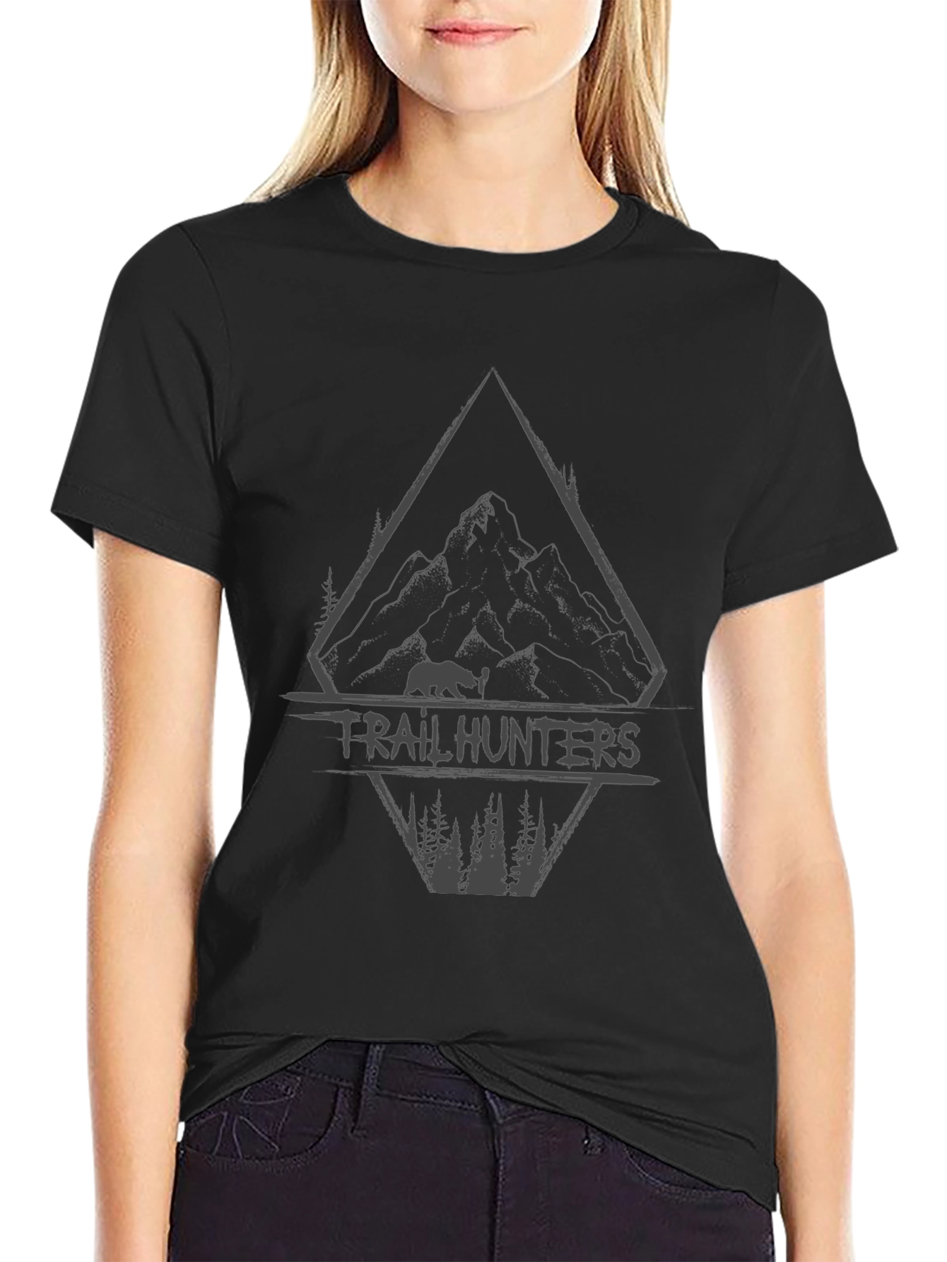 Trail Hunters Graphic Tee - Black
