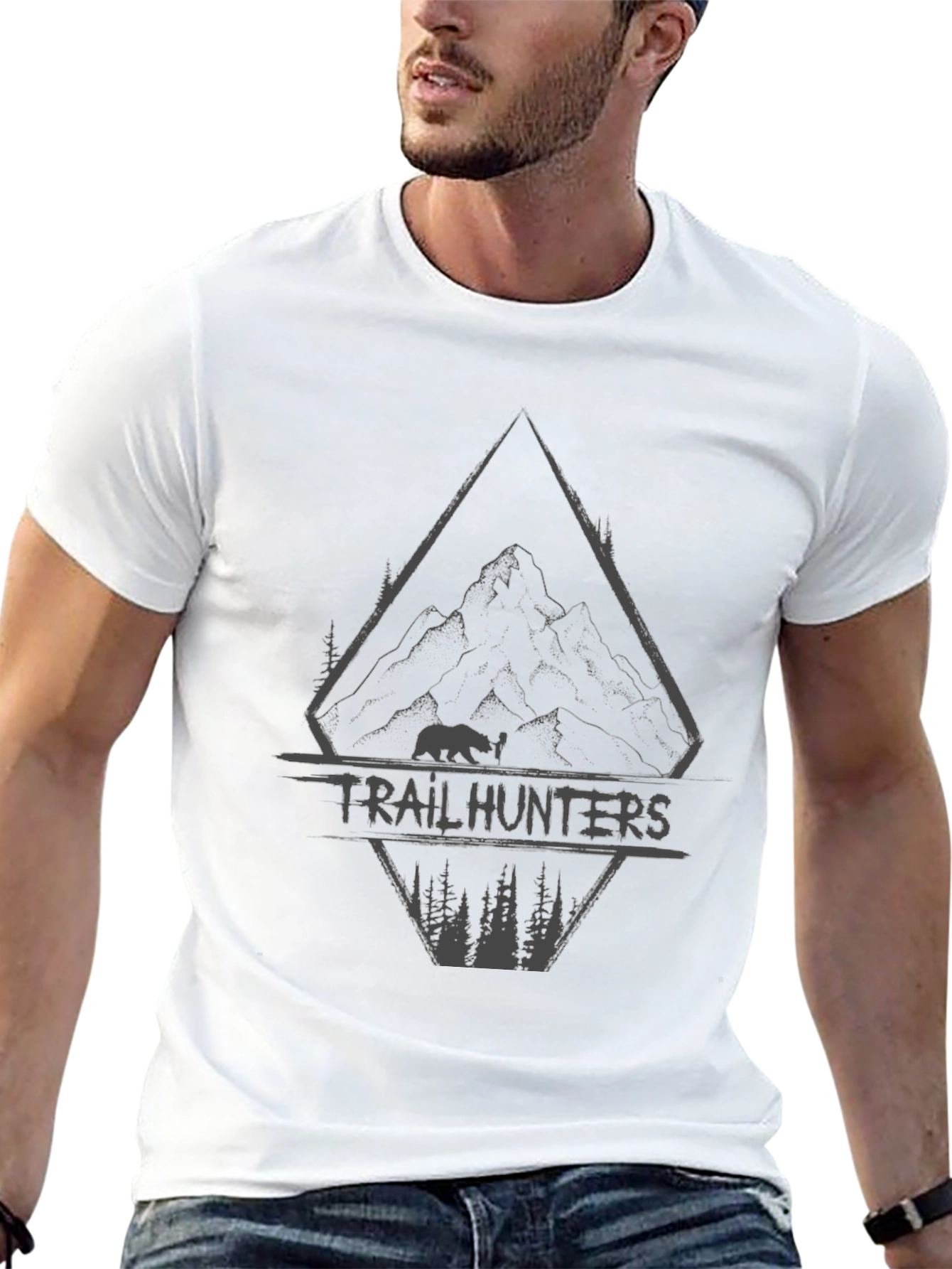 Trail Hunters Graphic Tee - Black