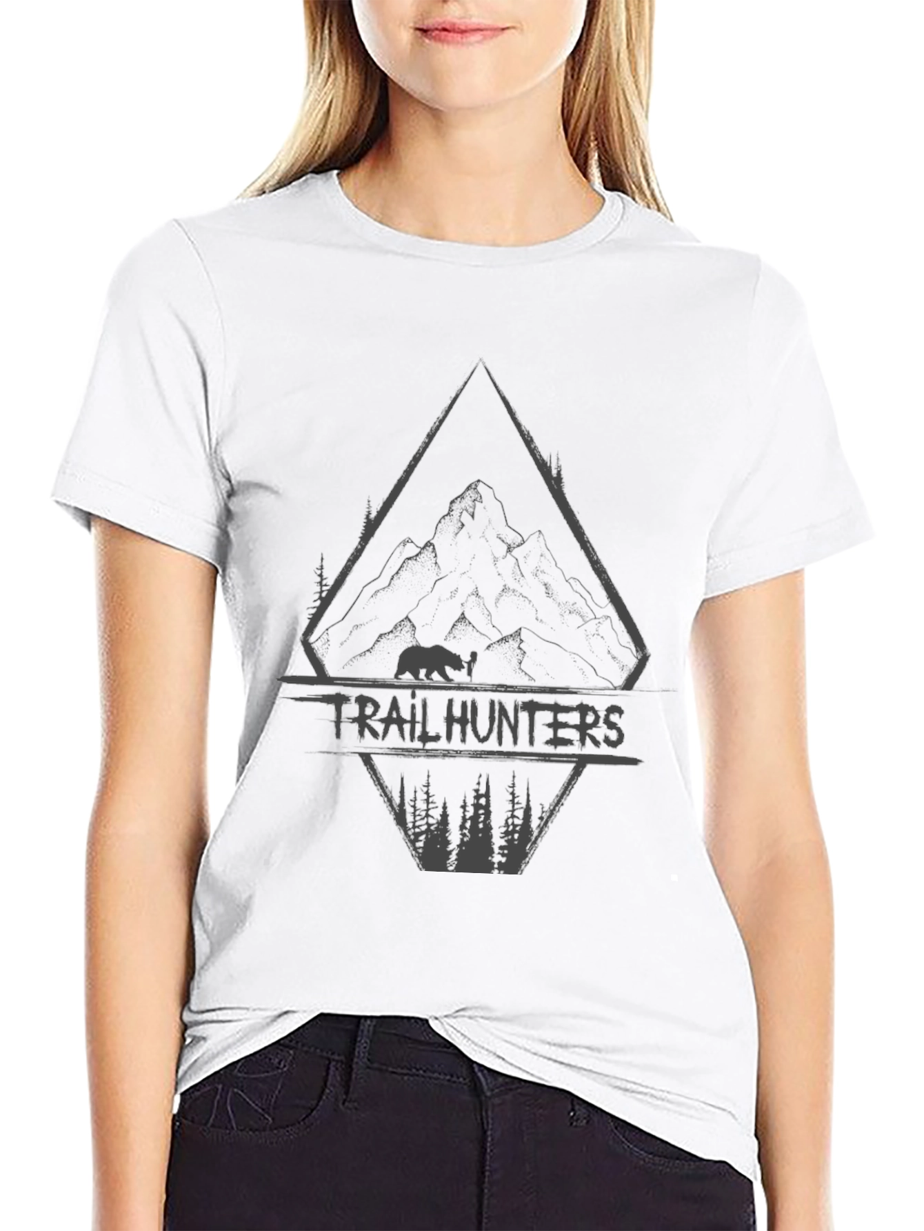 Trail Hunters Graphic Tee - Black