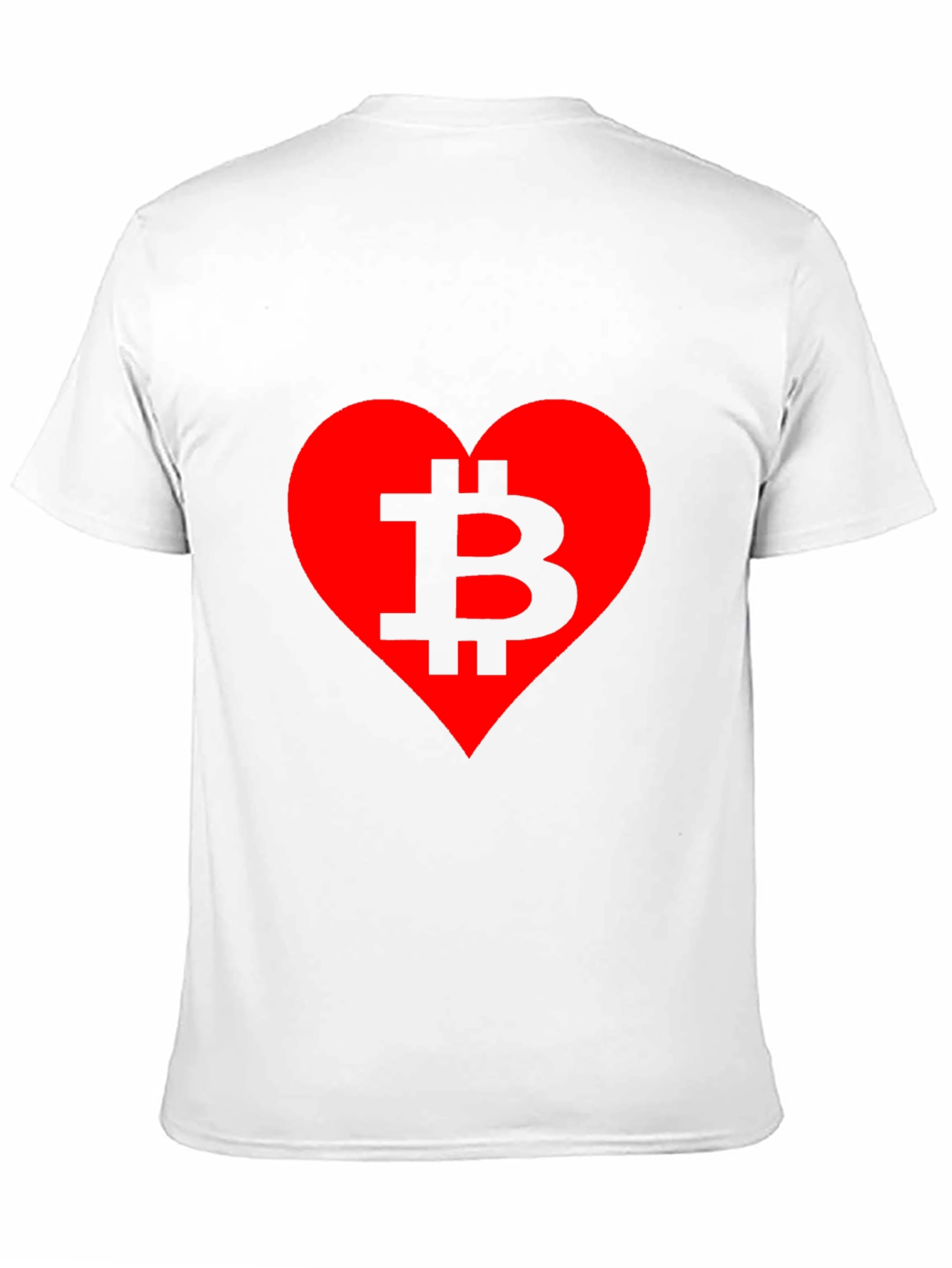 Bitcoin Lover T-Shirt - Crypto Heart Tee
