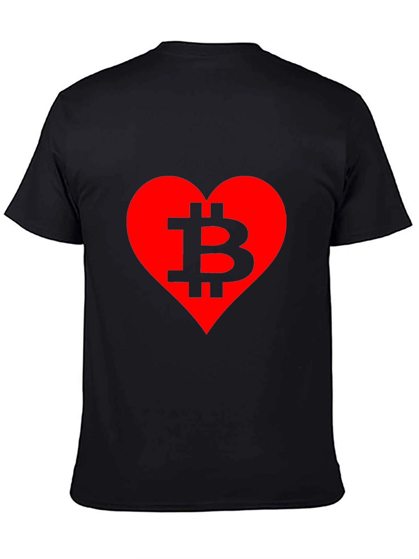 Bitcoin Lover T-Shirt - Crypto Heart Tee