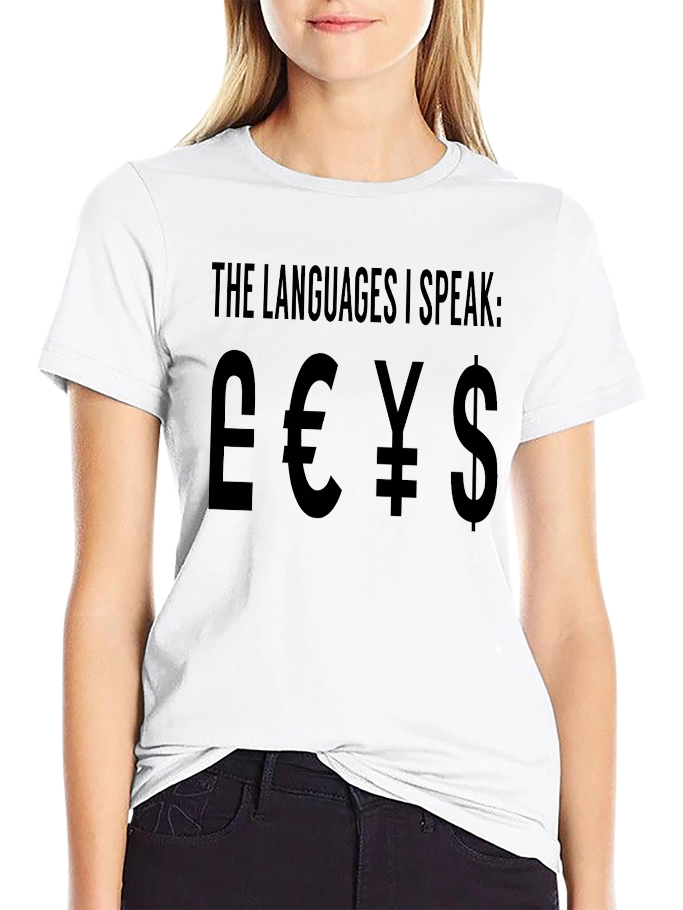 The Languages I Speak Currency T-Shirt