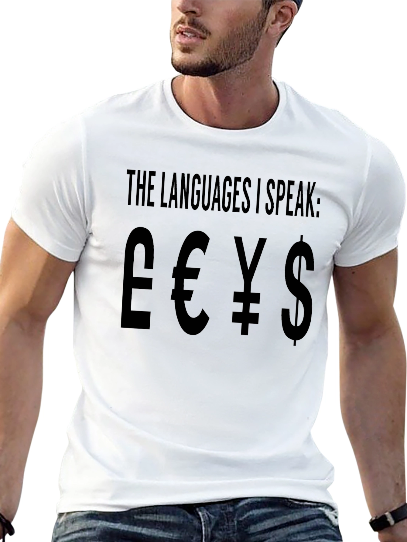 The Languages I Speak Currency T-Shirt