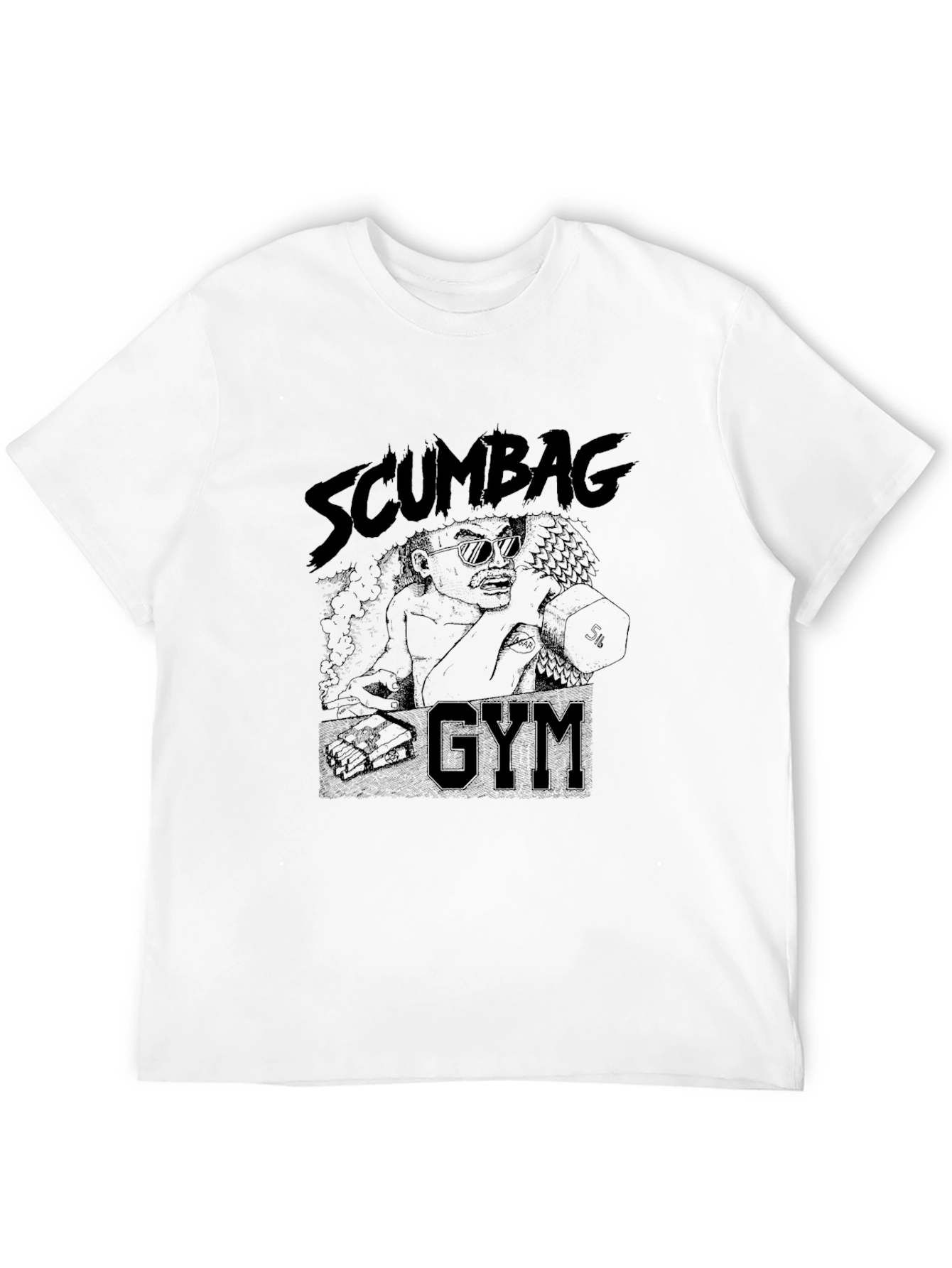 Scumbag Gym T-Shirt - Black Graphic Tee