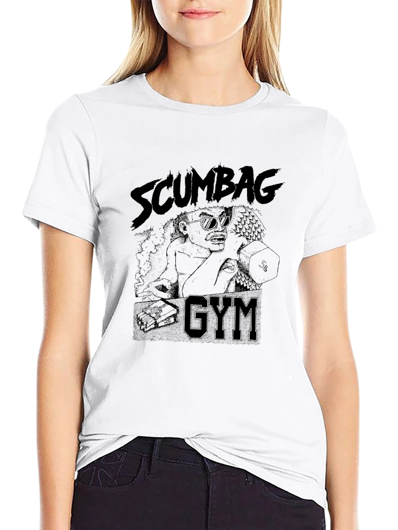 Scumbag Gym T-Shirt - Black Graphic Tee