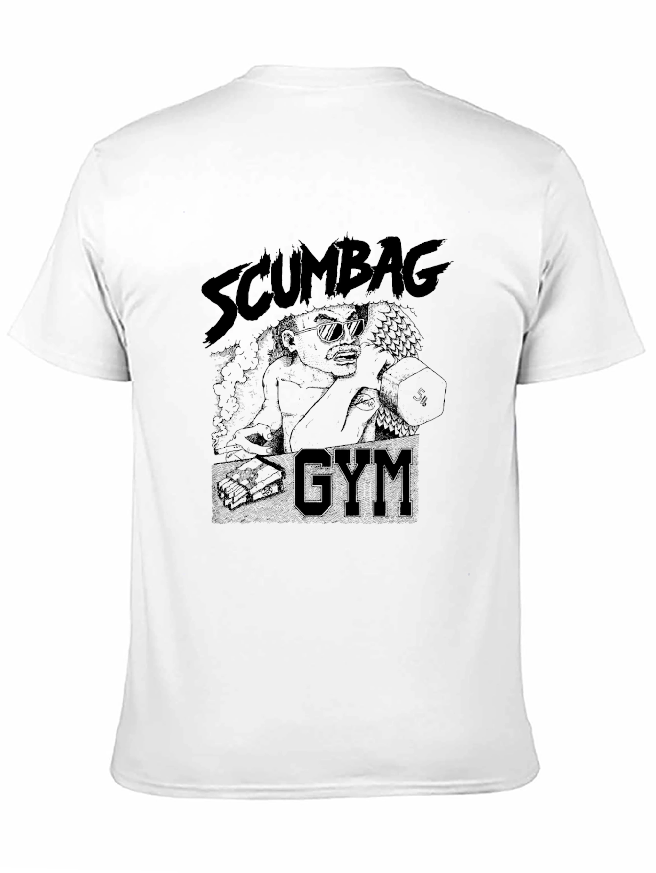 Scumbag Gym T-Shirt - Black Graphic Tee