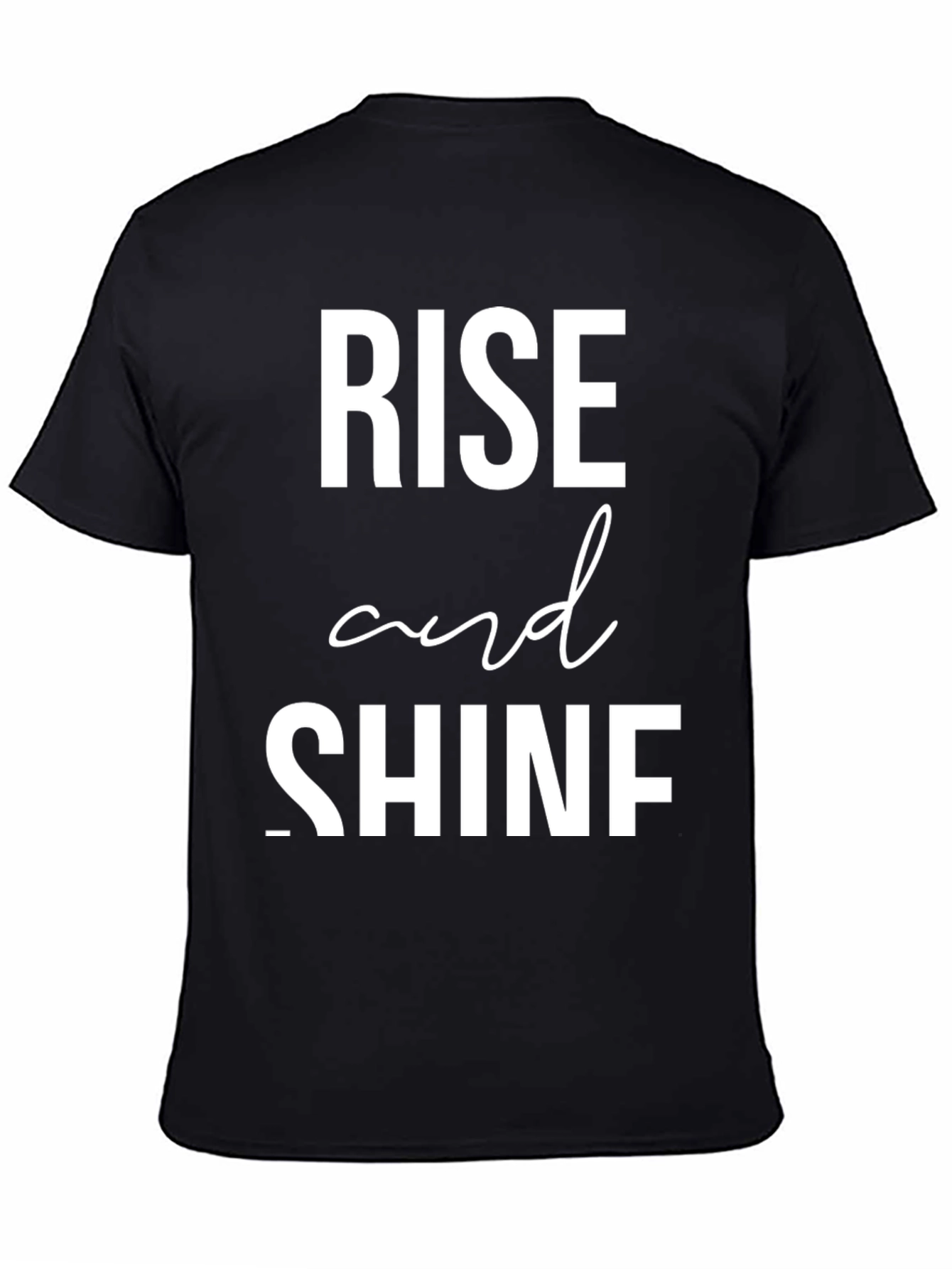 Rise and Shine Graphic Tee - Mens Black T-Shirt
