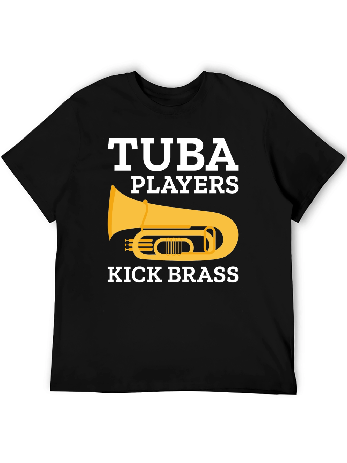 Tuba Players Kick Brass Graphic T-Shirt