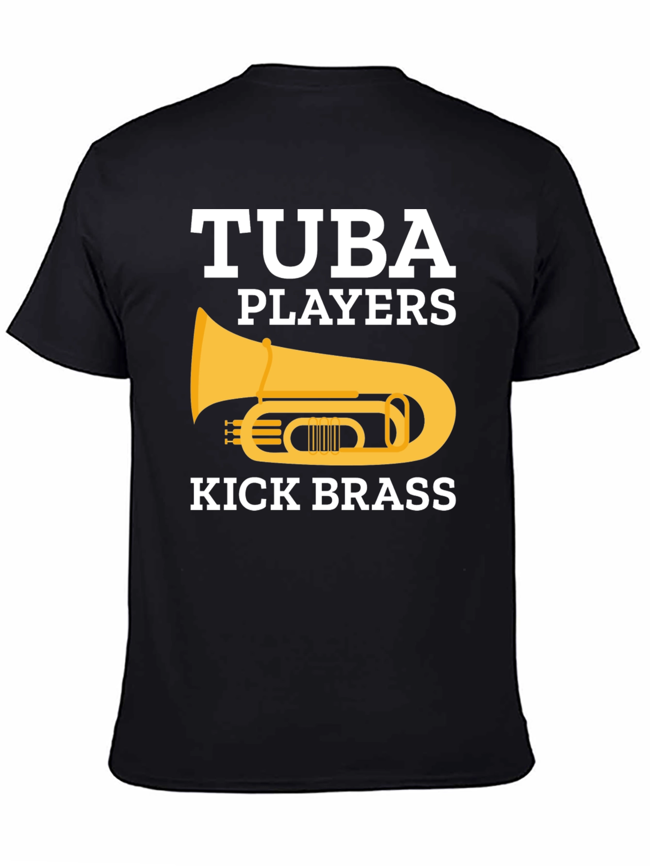 Tuba Players Kick Brass Graphic T-Shirt