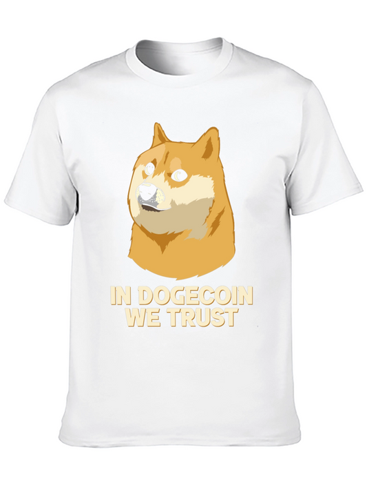 Dogecoin We Trust T-Shirt - Crypto Meme Tee