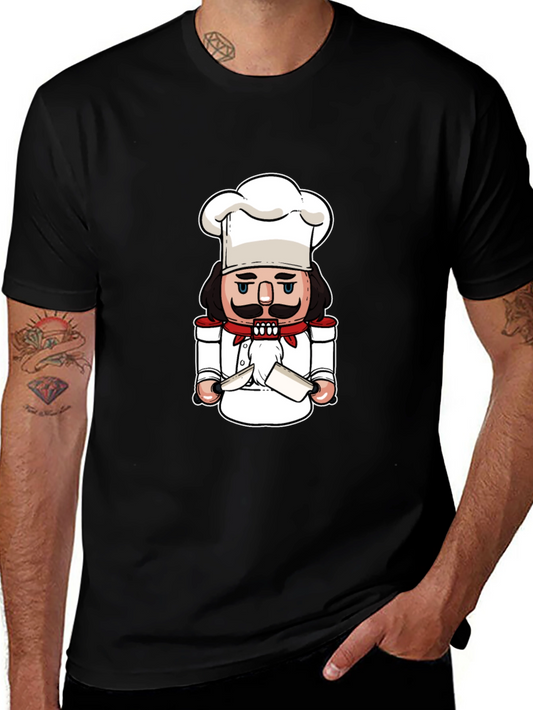 Chef Nutcracker T-Shirt - Culinary Christmas Tee