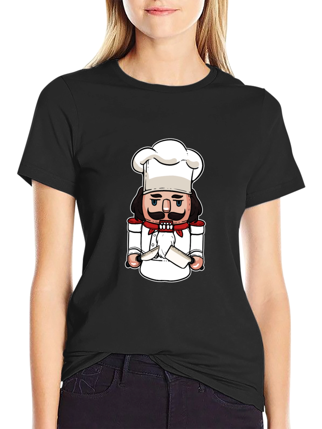 Chef Nutcracker T-Shirt - Culinary Christmas Tee