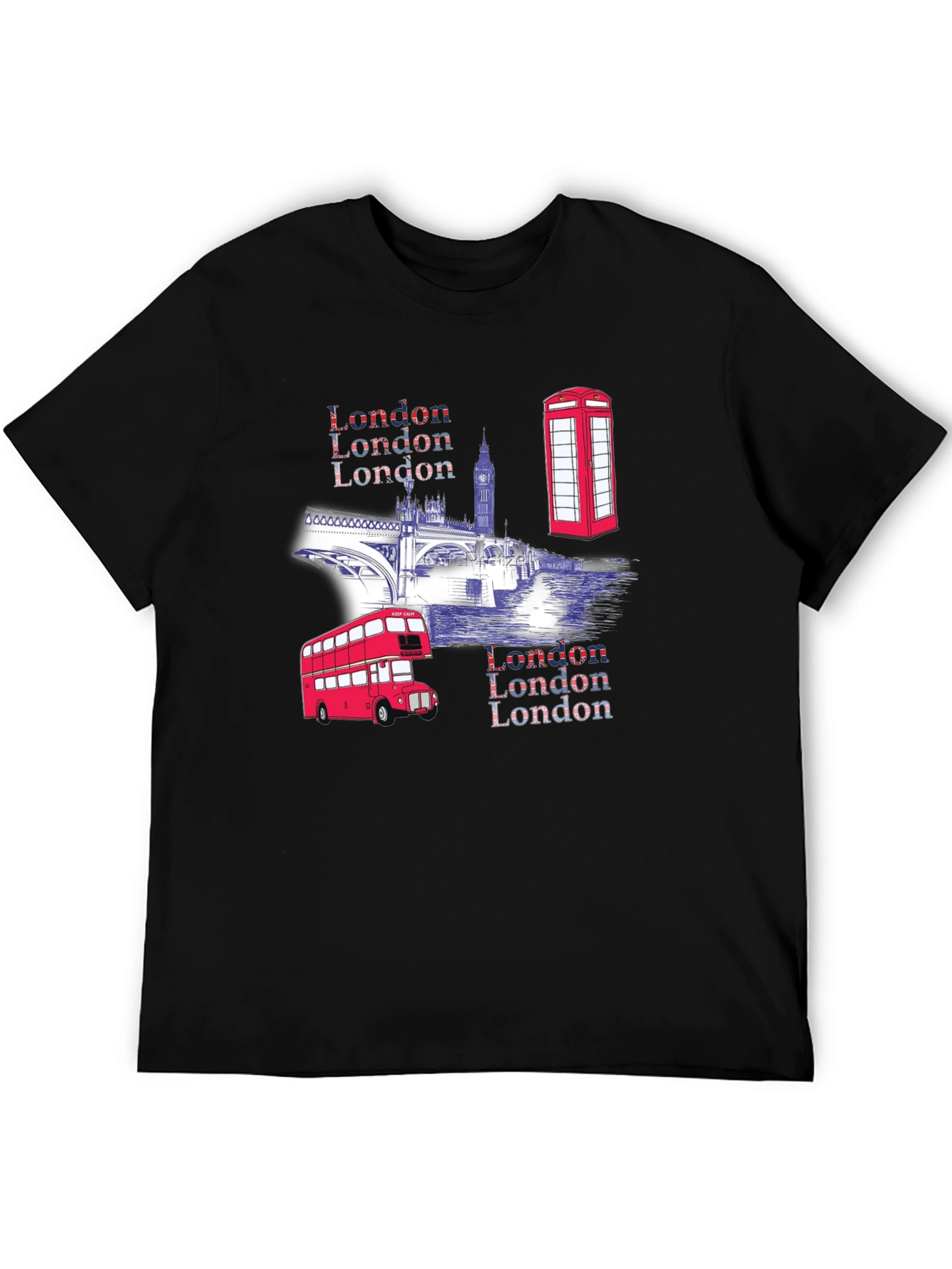 London Landmarks Graphic T-Shirt