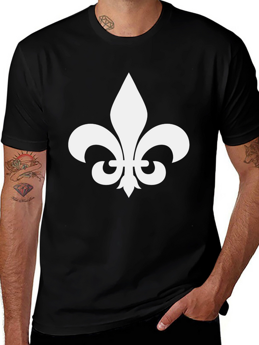 Fleur-de-Lis Graphic Tee - Classic Design