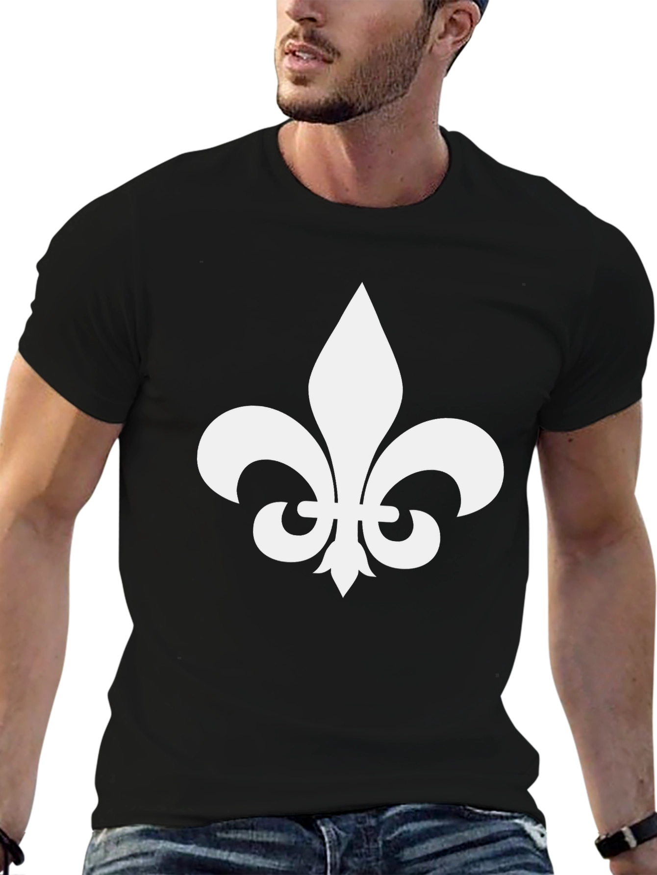Fleur-de-Lis Graphic Tee - Classic Design