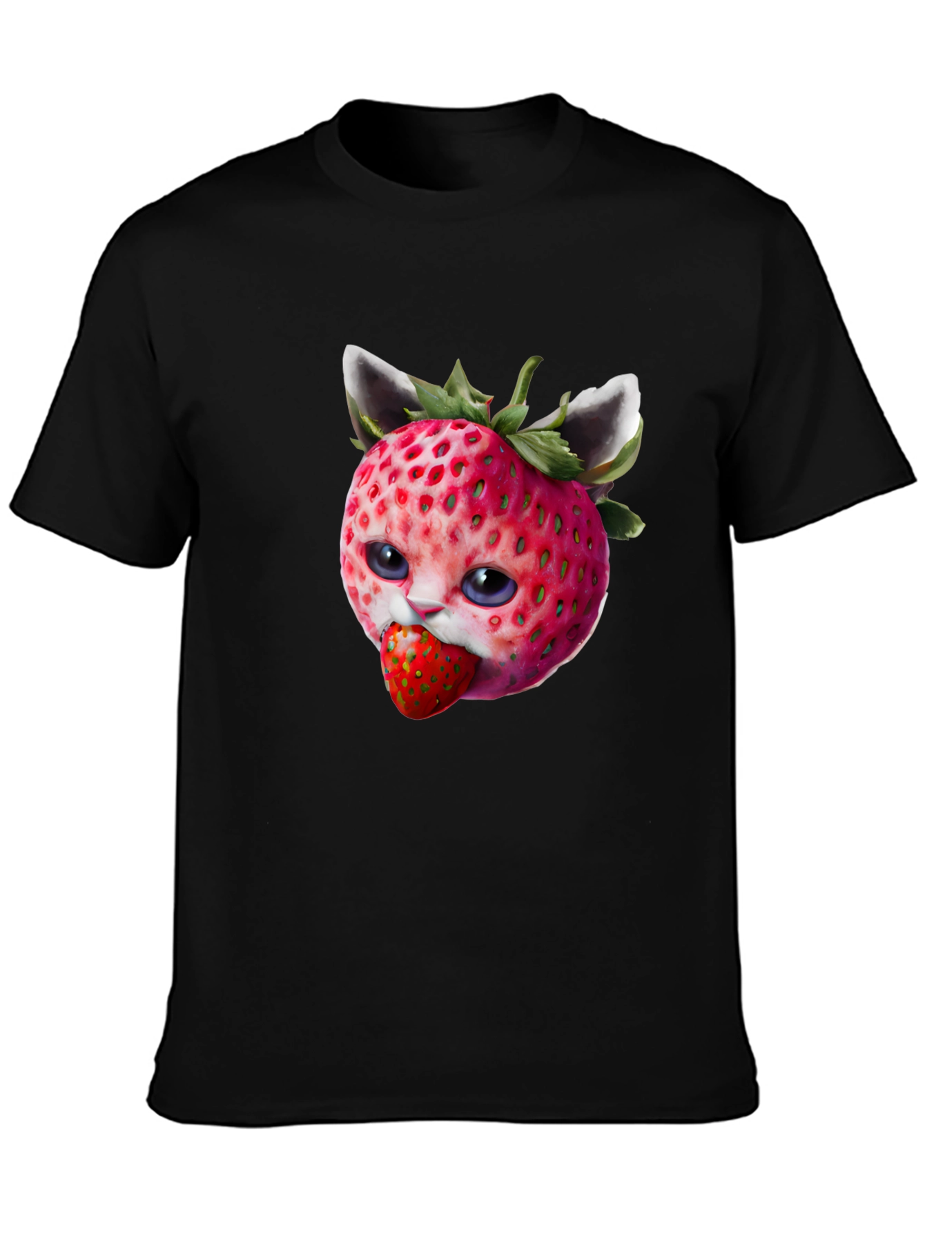 Strawberry Cat Graphic Tee