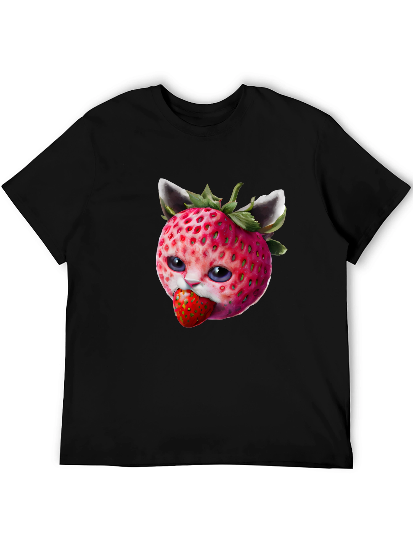 Strawberry Cat Graphic Tee