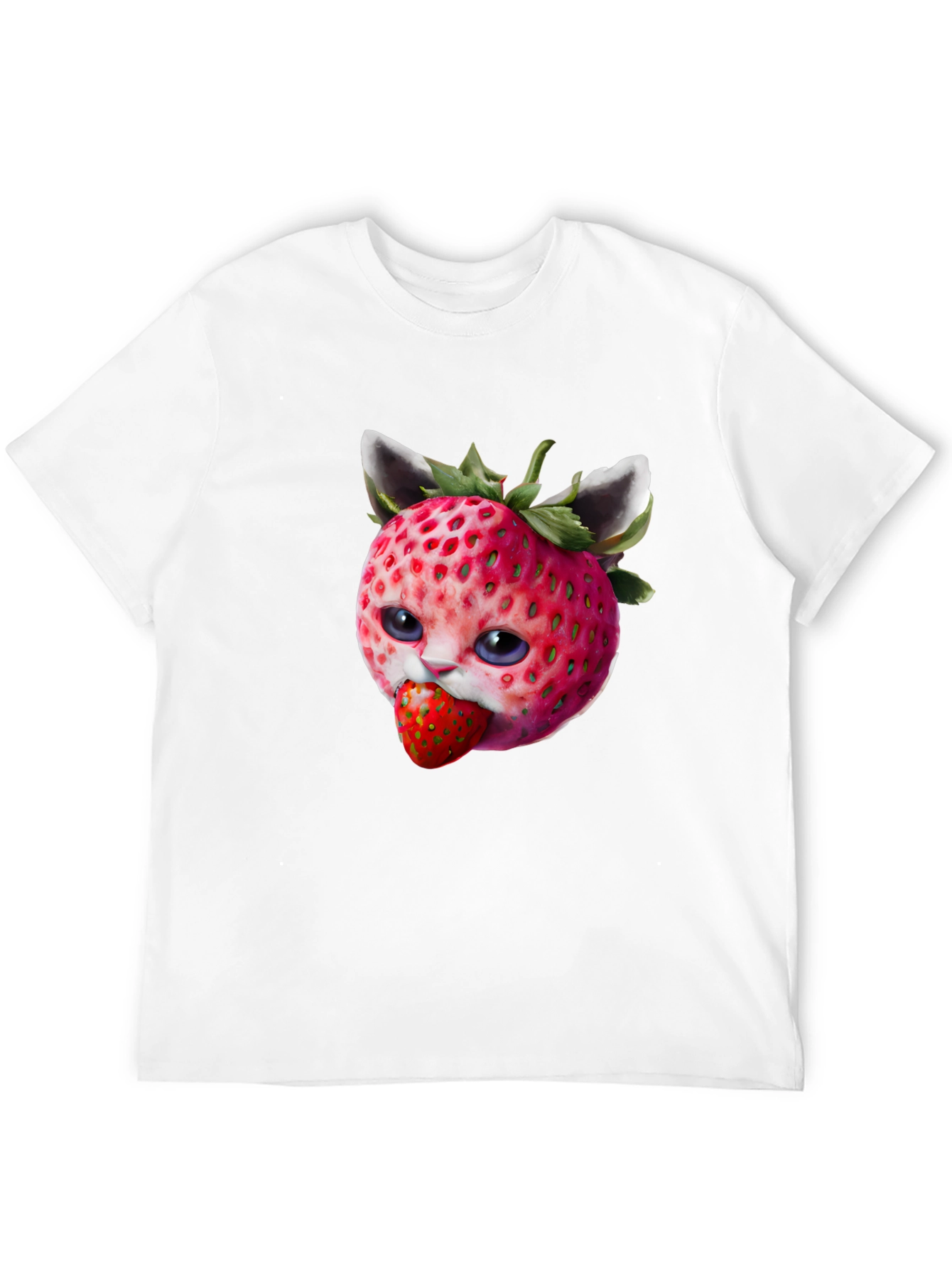 Strawberry Cat Graphic Tee