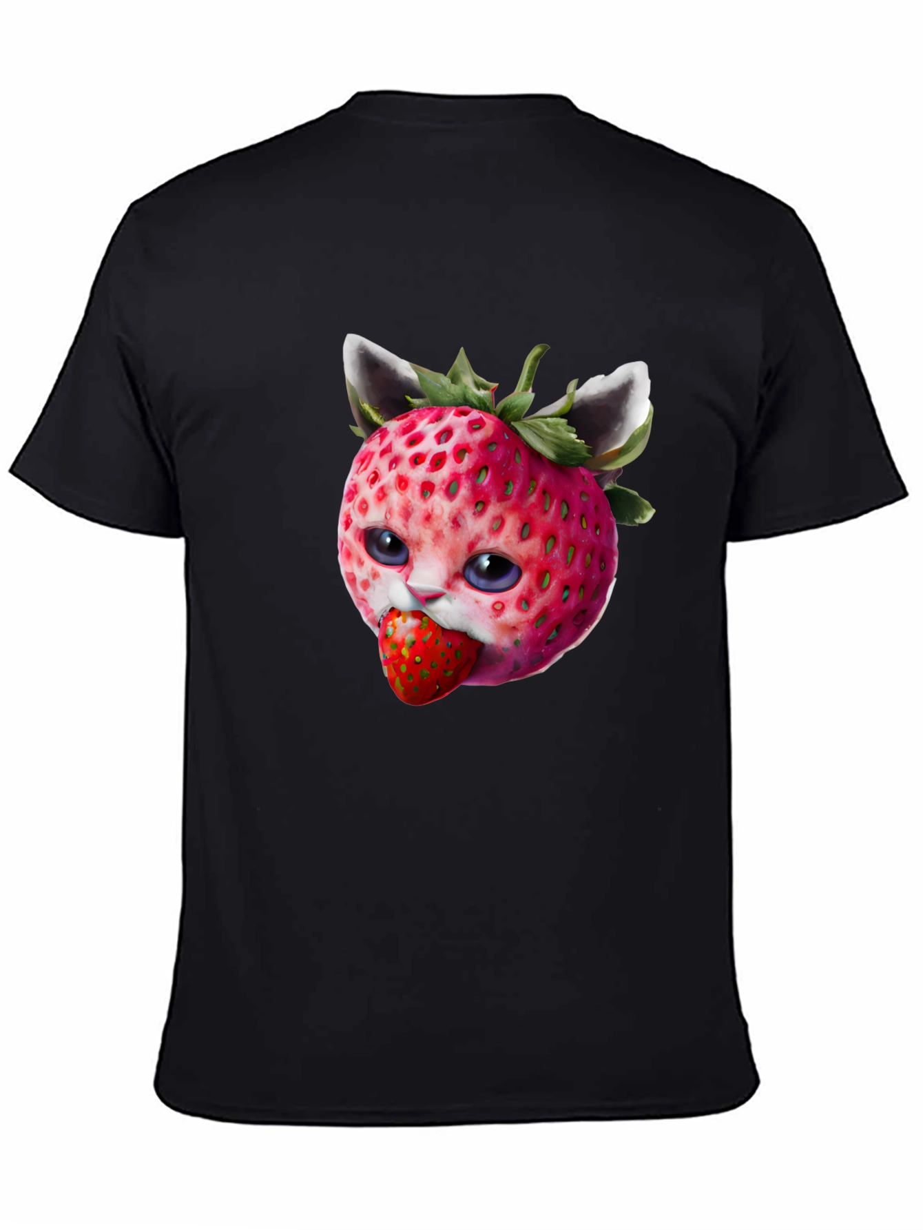 Strawberry Cat Graphic Tee