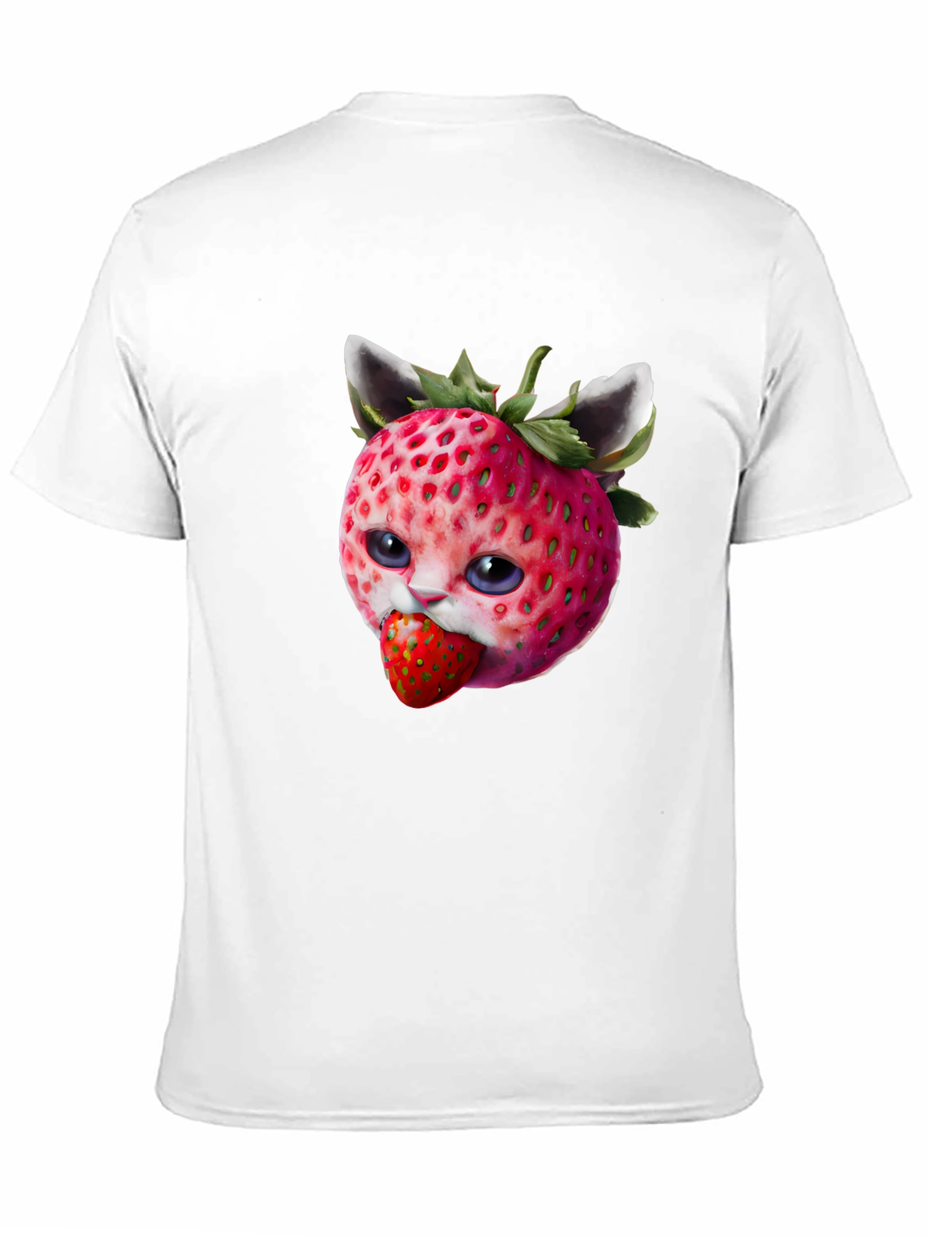 Strawberry Cat Graphic Tee