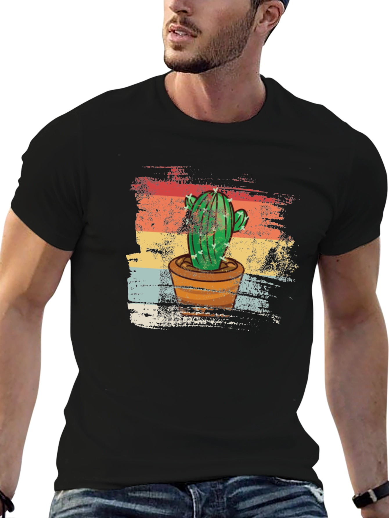 Retro Cactus Graphic Tee